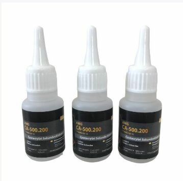 фото Клей цианоакрилатный секундный AMG CA-500.200- 20 гр