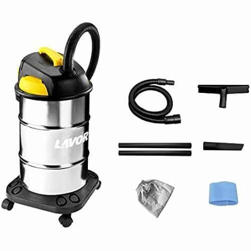 фото Пылесос для влажной и сухой уборки LAVOR VAC 30 S, стальной бак 30 литров, 18 кПа, макс. 1200 Вт, тканевый фильтр и фильтр для жидкости, вкл.