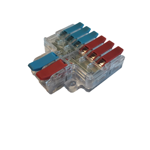 Клемма DEFA LT 2-6, силовая 450В, 35А, 0.08-6.0mm2 clear