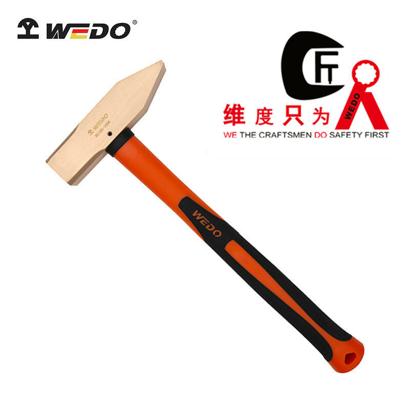 фото Молоток WEDO BE186, взрывозащищенный, с немецкой пластиковой ручкой