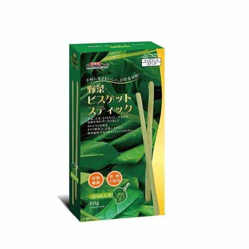 Лакомство для собак Japan Premium Pet Витаминные палочки на основе шпината , 80 г