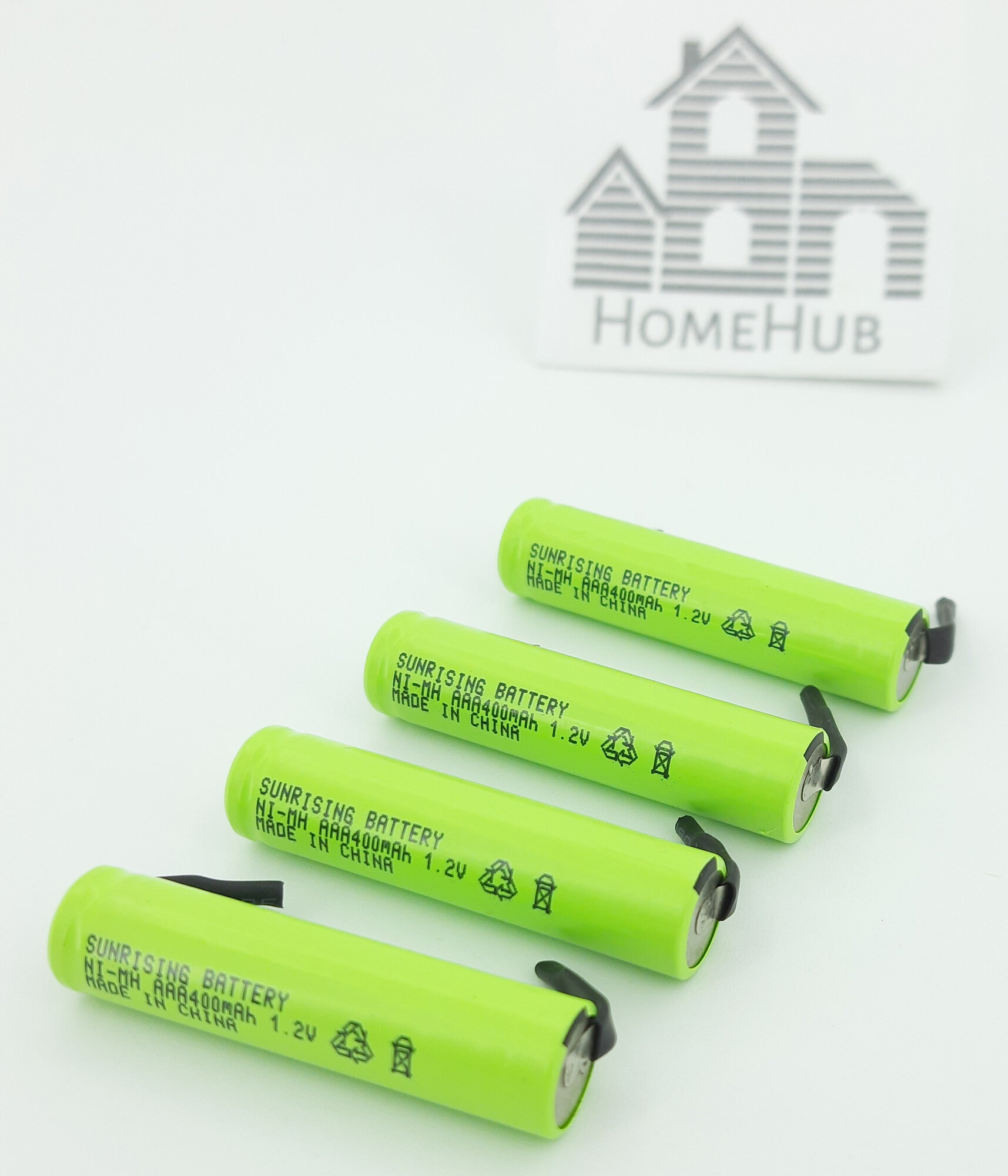 Аккумулятор Sunrising Ni-Mh, AAА, 1.2V, 400mAh, с лепестками, 4шт
