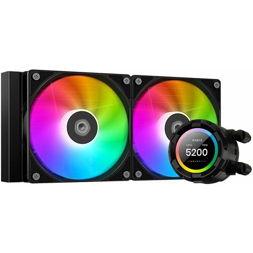 Система водяного охлаждения ID-Cooling SL240 XE ARGB Soc-AM5/AM4/1151/1200/ 2066/1700 черный 4-pin 14