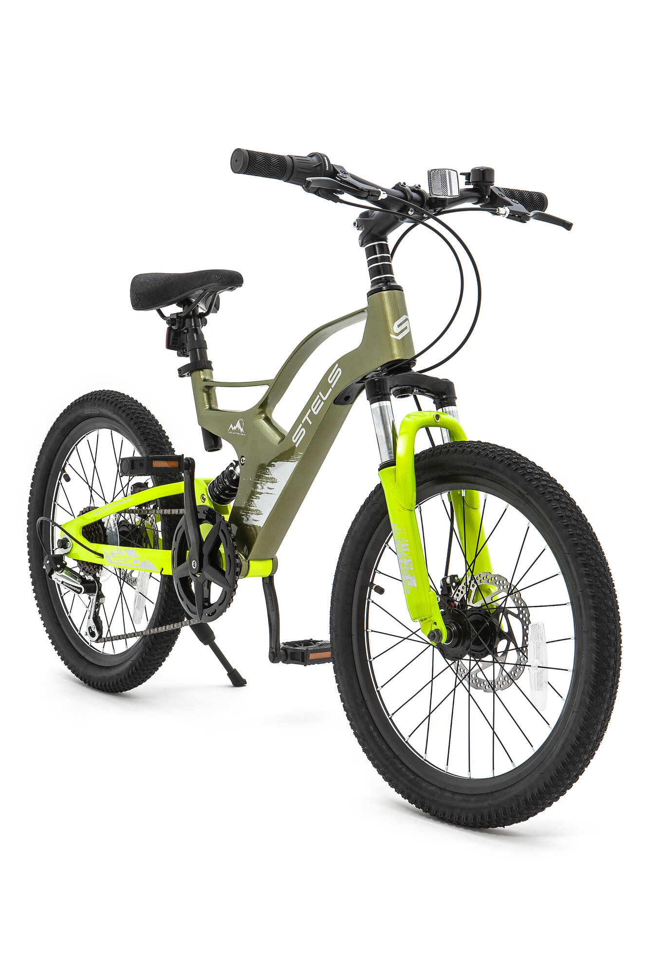 фото Велосипед детский 20" Stels Leader 250 MD Z010 Хаки для девочки и мальчика от 6 до 9 лет на рост 115-140 см