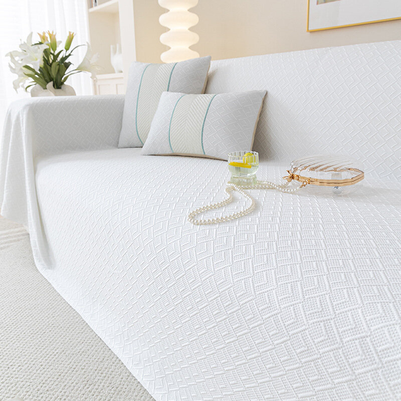 фото Шелковое покрывало, 180x340см, цвет комфортный белый