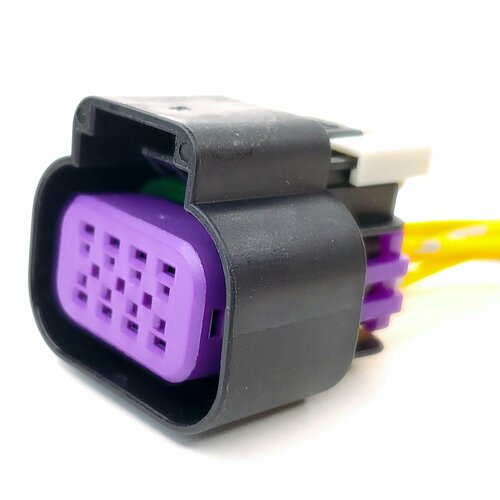 Разъем дроссельной заслонки ВАЗ 2114 и многих американских авто, 8 контактов, с проводами