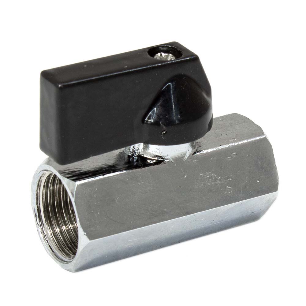 Кран шаровый KR-3/8F-3/8F для работы с жатым воздухом и жидкостями Арт. 4492