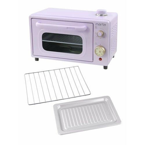 Духовка духовой шкаф мини-печь MARTA MT-EO4297A 12 литров гриль лиловый аметист 3305₽