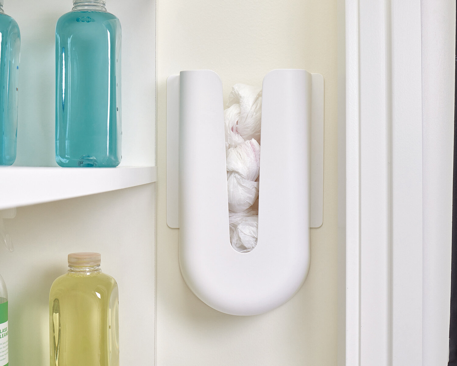 Держатель для пакетов настенный самоклеющийся — фото 1