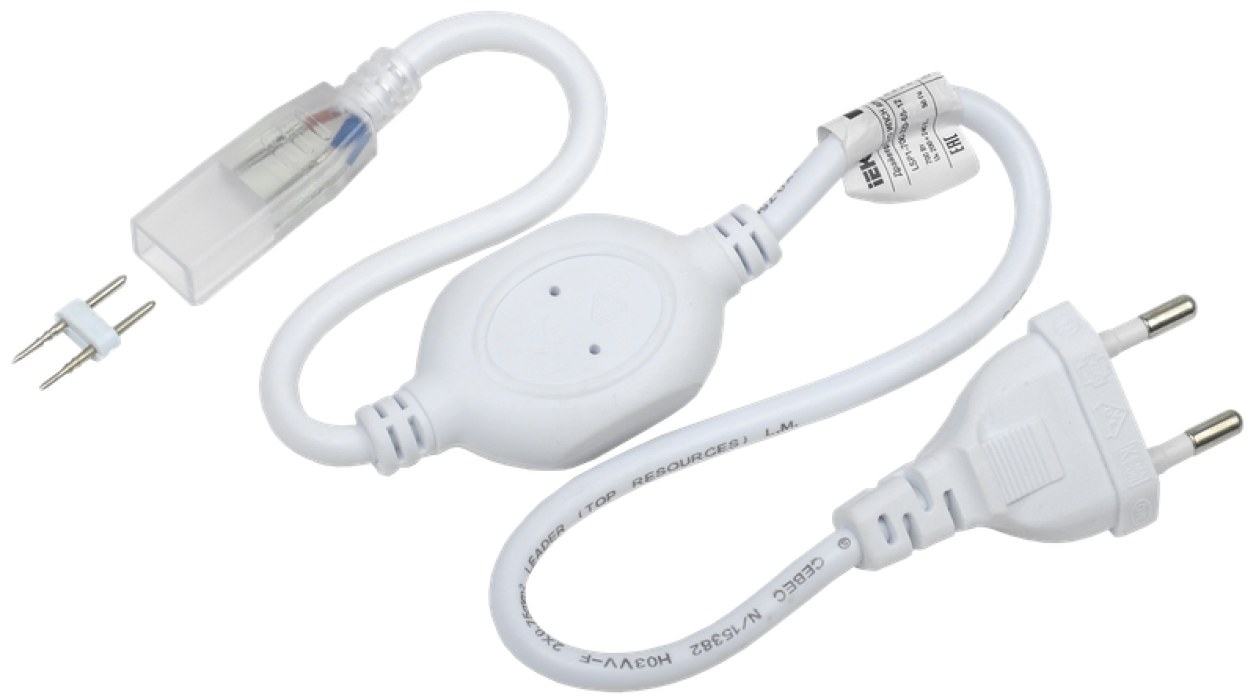 Драйвер IEK / ИЭК LED ипсн Mono для светодиодной ленты, в пластиковом корпусе, белый 45х17х32мм, 3А, 700Вт, 230В, IP65 / led driver (комплект из 4 шт) — фото 1