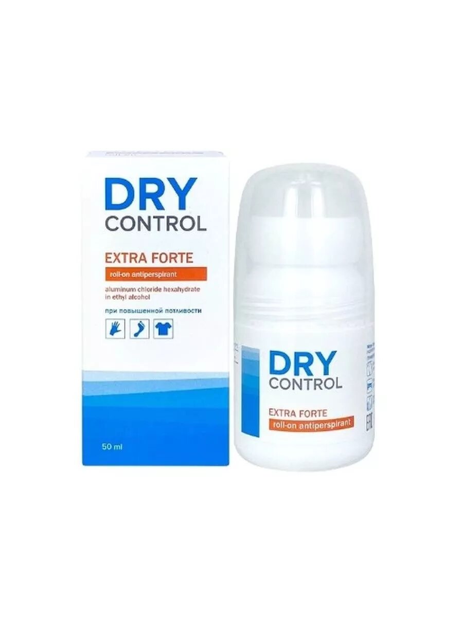 Антиперспирант DryControl Extra Forte Roll-On, без спирта, при повышенном потении