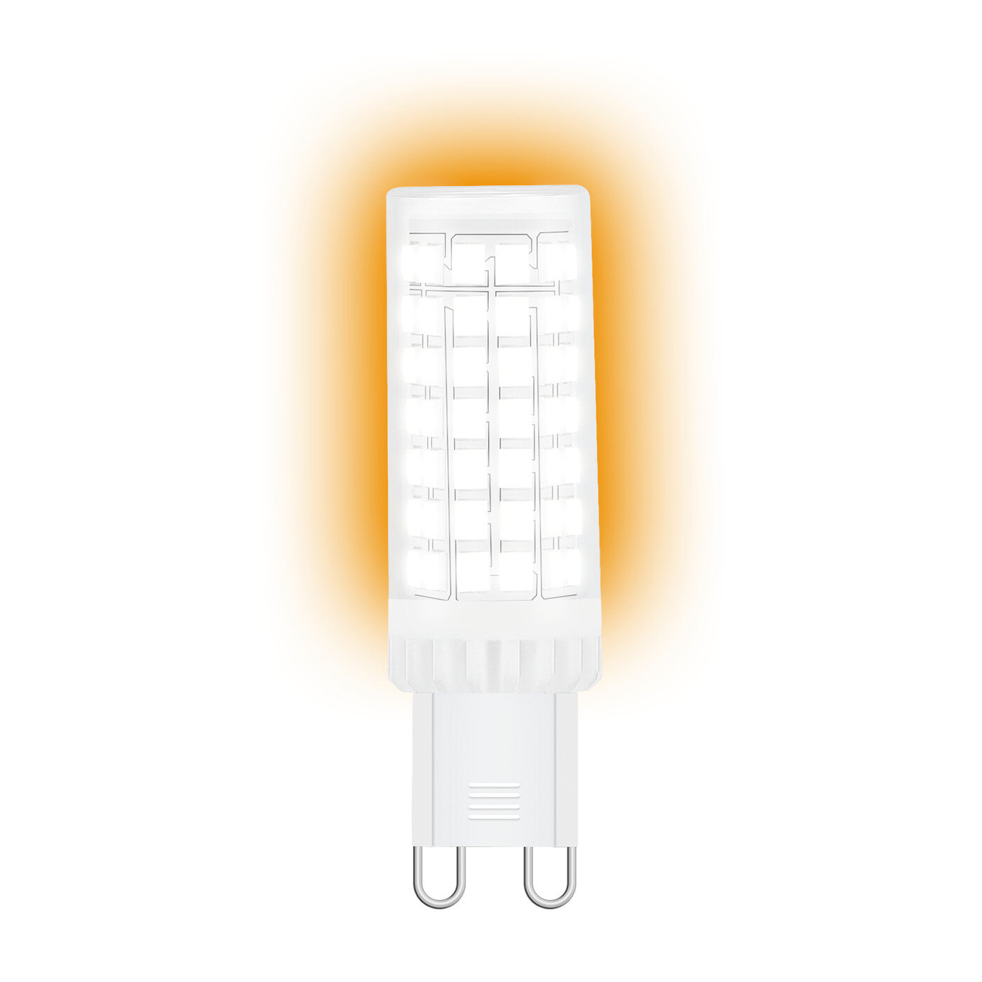 Лампа Gauss G9 AC185-265V 6,5W 770lm 3000K керамика LED 1/10/200