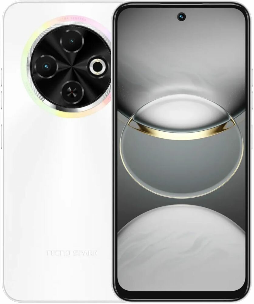 Смартфон Tecno SPARK 30C 4/128Gb LTE DS Orbit White — фото 1