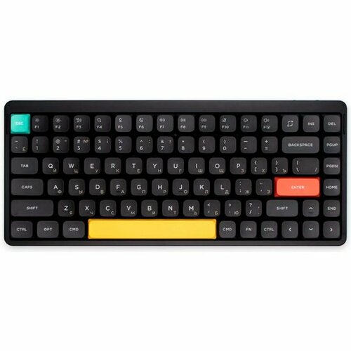 Клавиатура Nuphy AIR75v2 QMK беспроводнаяпроводная Basalt Black RGB Hot Swap Cowberry Switch AIR75v2-BB-24 18555₽