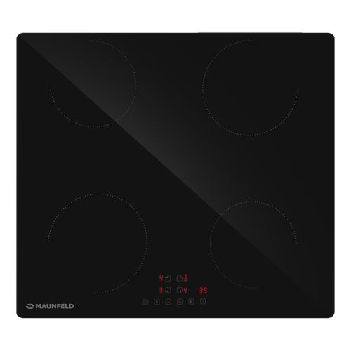 Варочная панель MAUNFELD AVI594BK индукционная стеклокерамика черная 59x52 см 14990₽