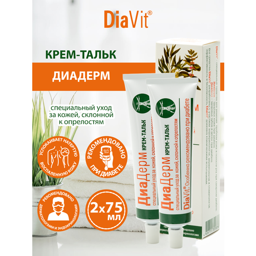 DiaVit Крем для ухода за кожей ног Диадерм Интенсив, 75 мл