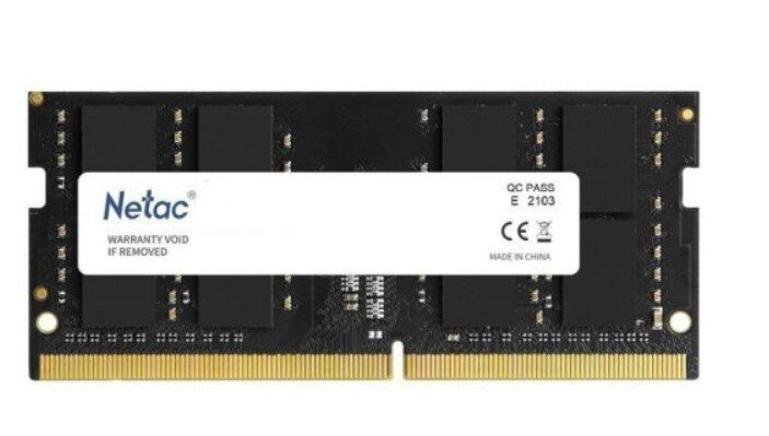 Модуль памяти SODIMM DDR4 16GB Netac NTBSD4N26SP-16