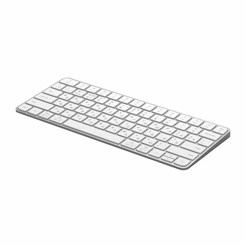 Клавиатура беспроводная Air Keyboard для ноутбука компьютера MAC Windows 500 мАч алюминий белый 71106 Deppa 5399₽