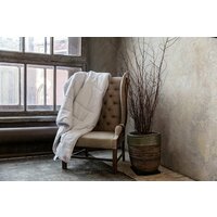 Одеяло 260х240 льняное, всесезонное, Linenwash Grass