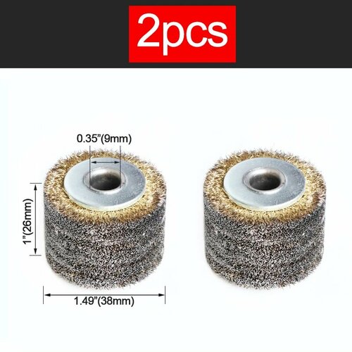 2 шт стальные щетки для очистки металла 2pcs 1397₽
