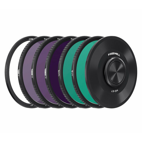 Комплект фильтров Freewell M2 Magnetic Quick Swap 5-pack 67mm: ND8, ND64, ND1000, CPL, UV