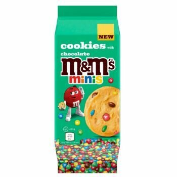 Печенье шоколадное M&M's Minis Cookies ММдемс (Великобритания), 8шт. по 180г.