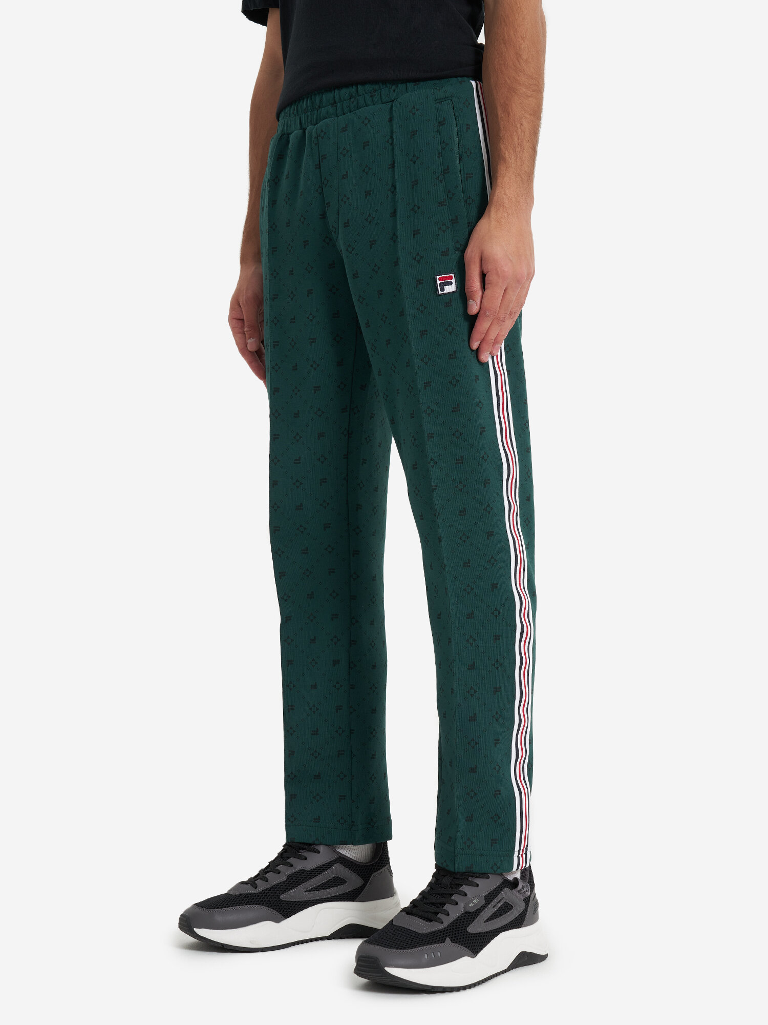 Брюки Fila, размер 52, зеленый, — фото 1