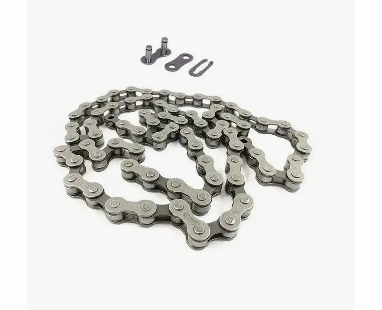 Цепь для велосипеда C410, 1 скорость, ширина 1/8", 112 звеньев, 8,7 мм