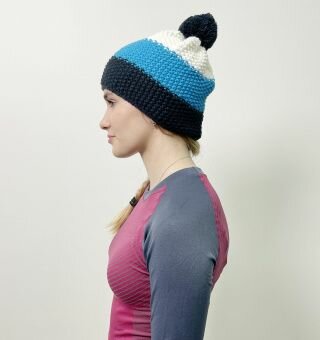 Шапка GTS Базовая коллекция для мужчин и женщин, размер INTONE SIZE, blue — фото 1