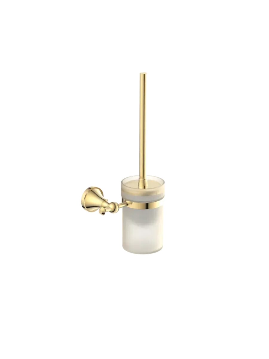 Туалетный ершик Diadonna, металл/пластик, настенный, темно-золотистый