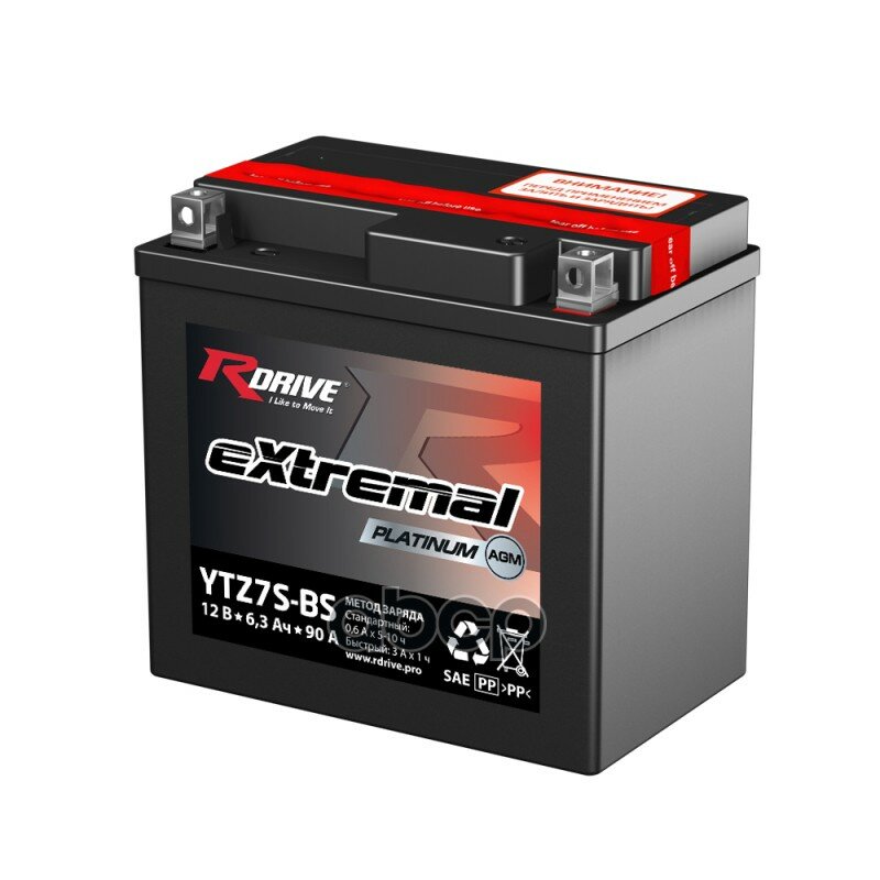 Аккумуляторная батарея RDrive арт. YTZ7S-BS