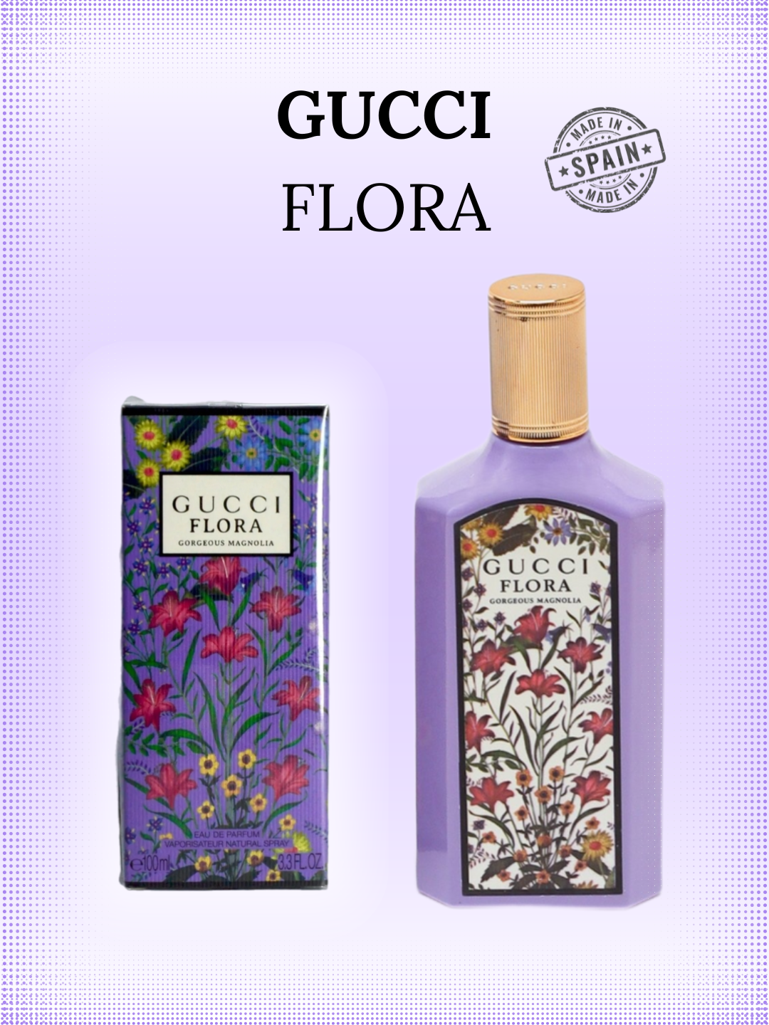 Парфюмерная вода GUCCI Flora Gorgeous Magnolia , 100мл, женская, цветочная