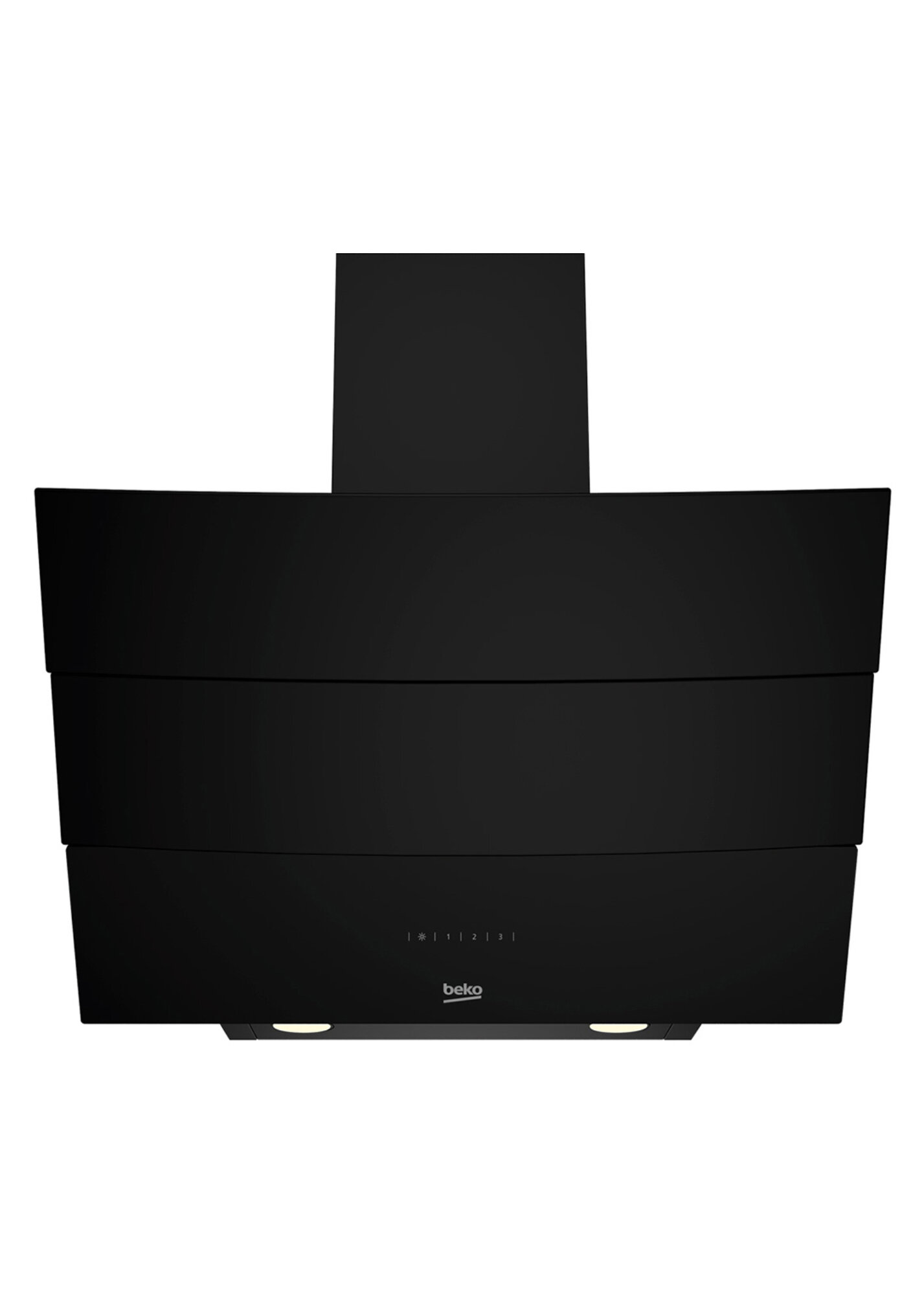 Вытяжка каминная Beko HCA62640B, сенсорное управление, черный