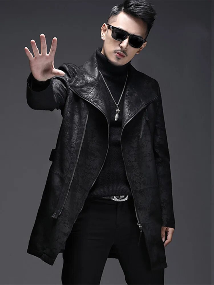 Куртка кожаная