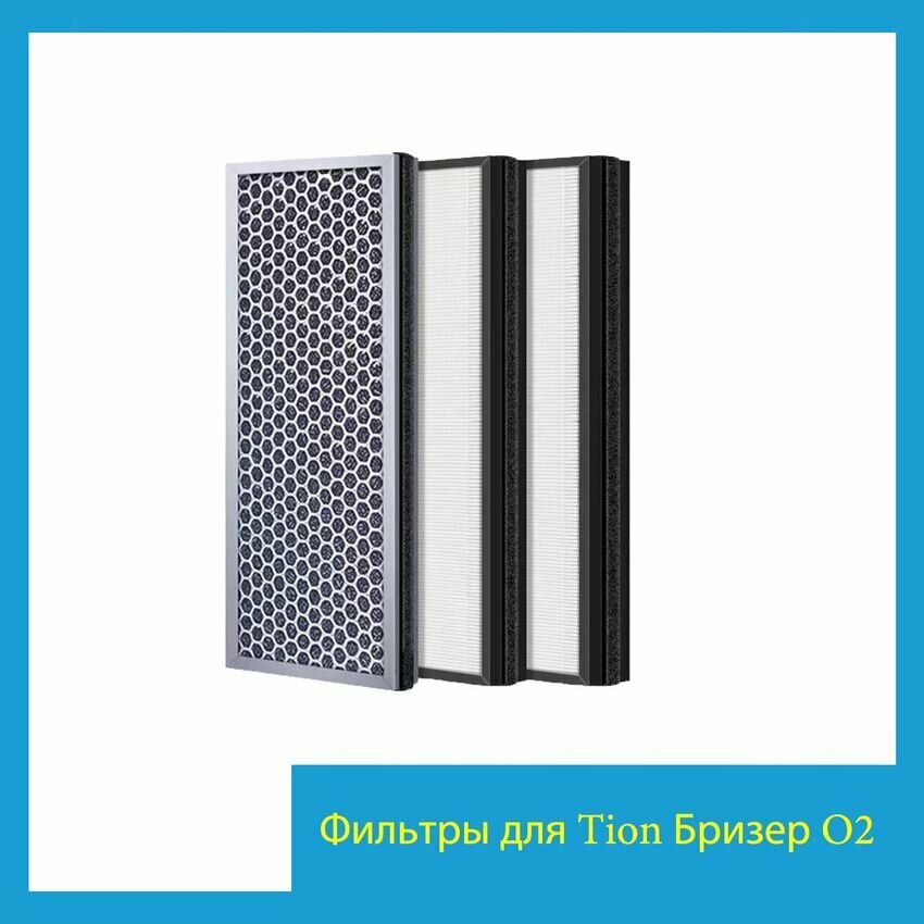 Комплект фильтров для Tion (Тион) O2 Бризер (F7 Н11 АК)