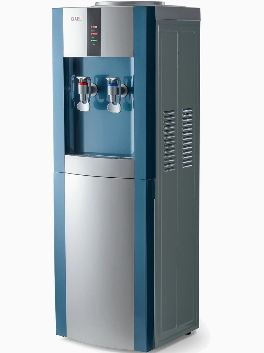 Кулер для воды напольный AEL LC 47, marengo/silver