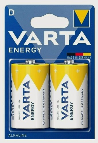 Изображение товара Батарейка VARTA Energy D (LR20), 2 шт. (2 шт. в одном блистере)