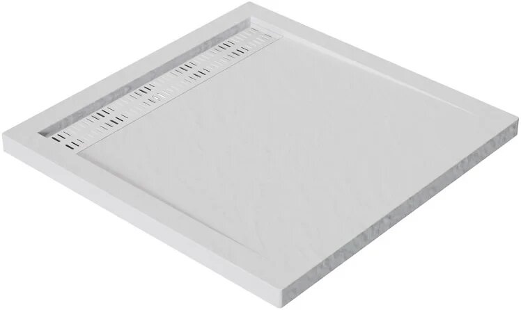 Душевой поддон BelBagno Due TRAY-BB-DUE-A-100-4-W0 100x100 см акриловый квадратный белый
