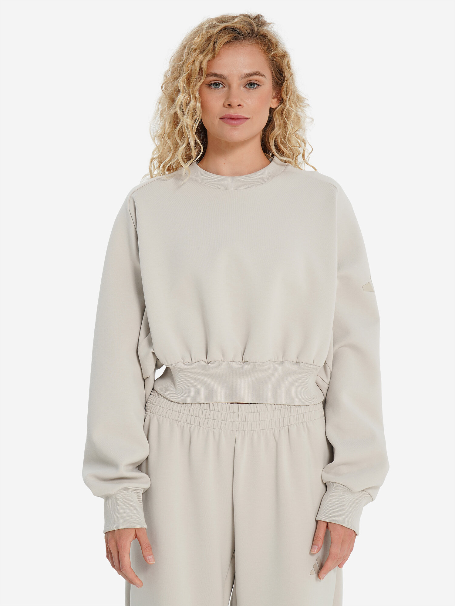 Свитшот adidas, размер XL, , молочный — фото 1