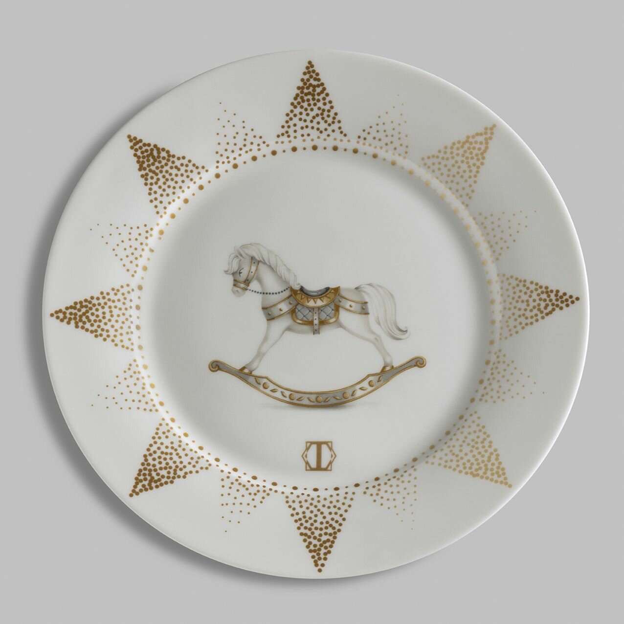 Togas Тарелка десертная "Селестия" новогодняя коллекция, фарфор, 20,5 см