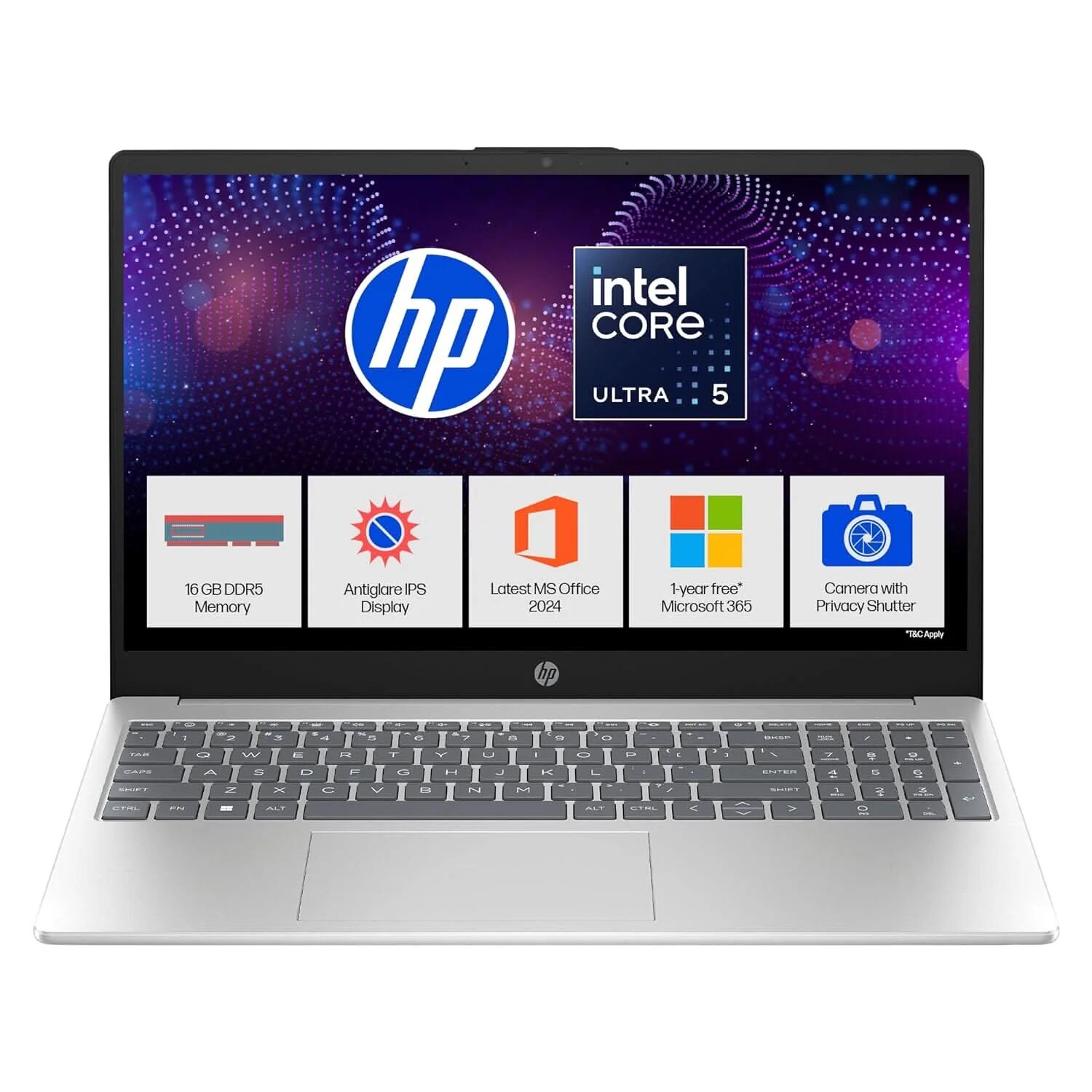 Ноутбук HP G25010, ULTRA i5-125H, SSD 512 Гб, 15,6" FHD IPS, TOUCHSCREEN, 8 Гб DDR5