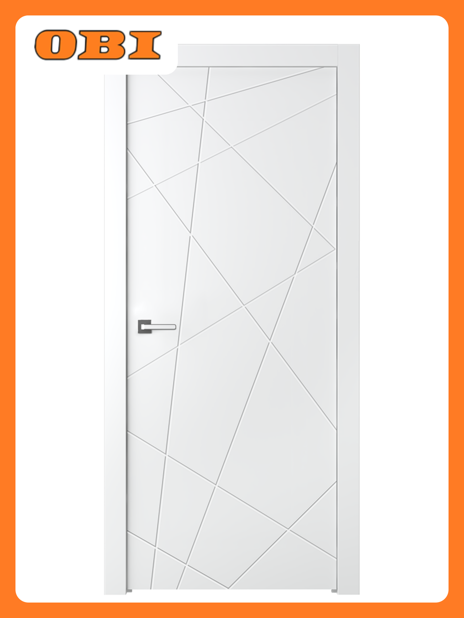 Дверь BELWOODDOORS STRIPE распашная МДФ полиуретановая эмаль 700x200 см