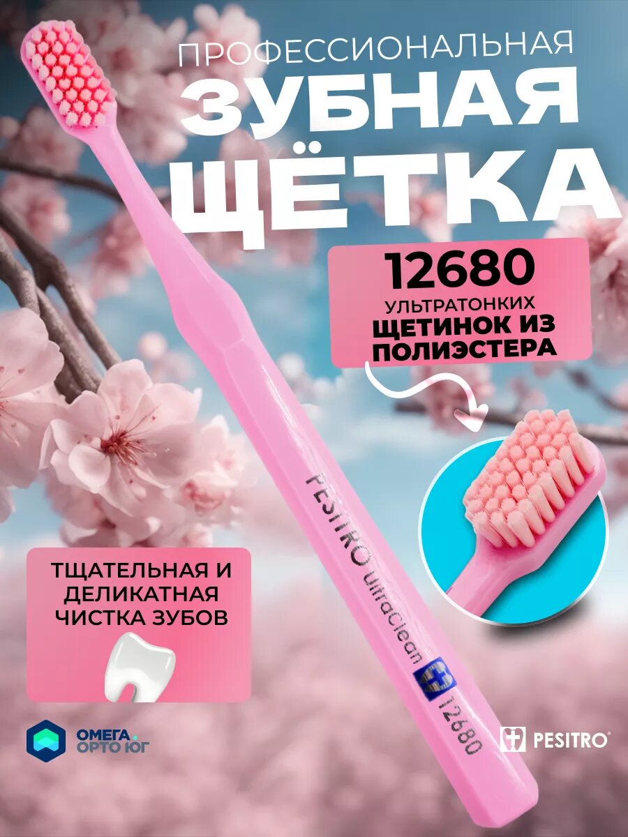 Зубная щетка 12680 мягкая для взрослых и детей