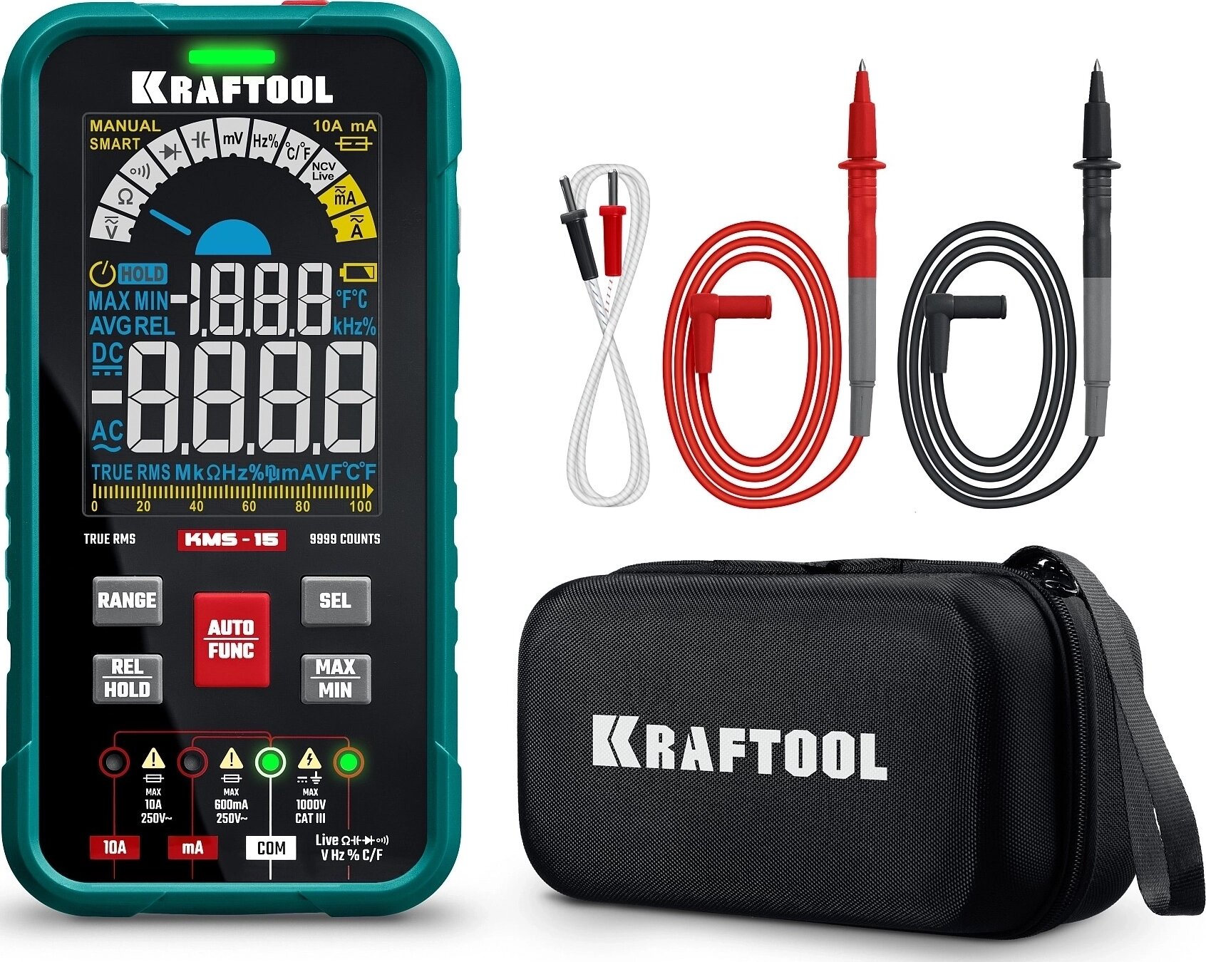 Мультиметр цифровой KRAFTOOL 59870