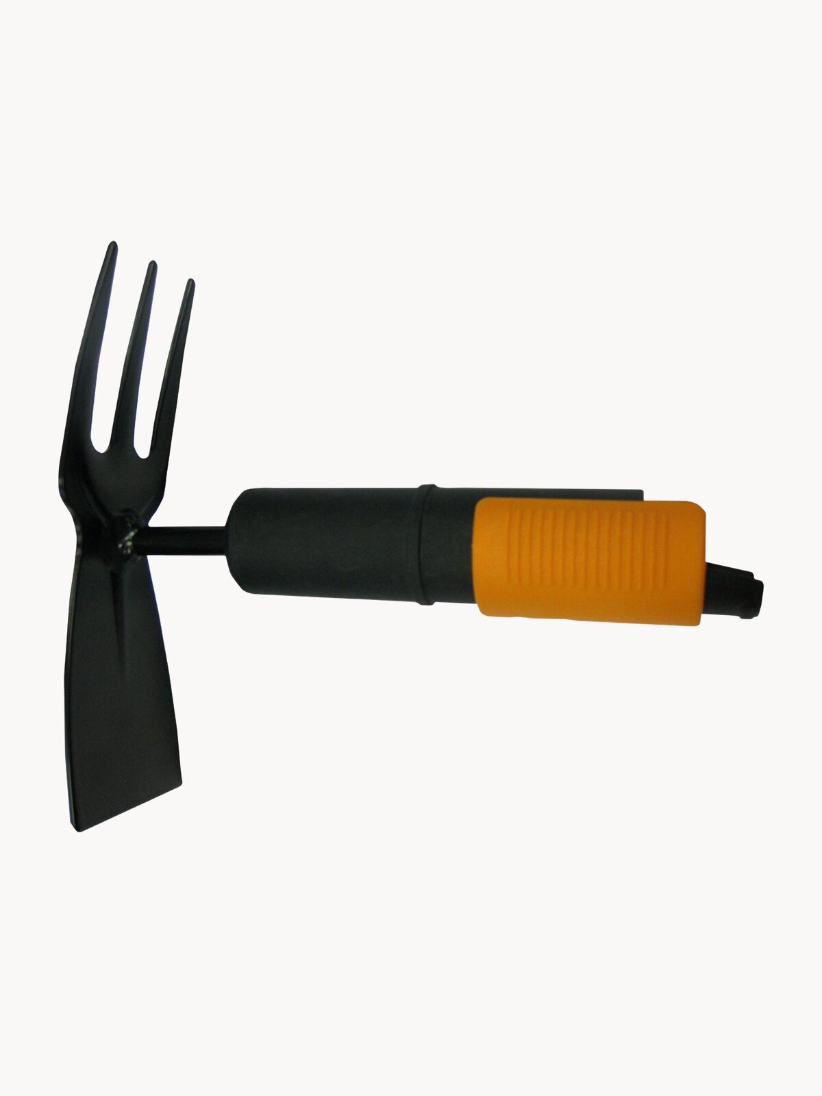 Тяпка садовая FISKARS QuikFit 137572 двойная борсодержащая сталь, длина 18.7 см