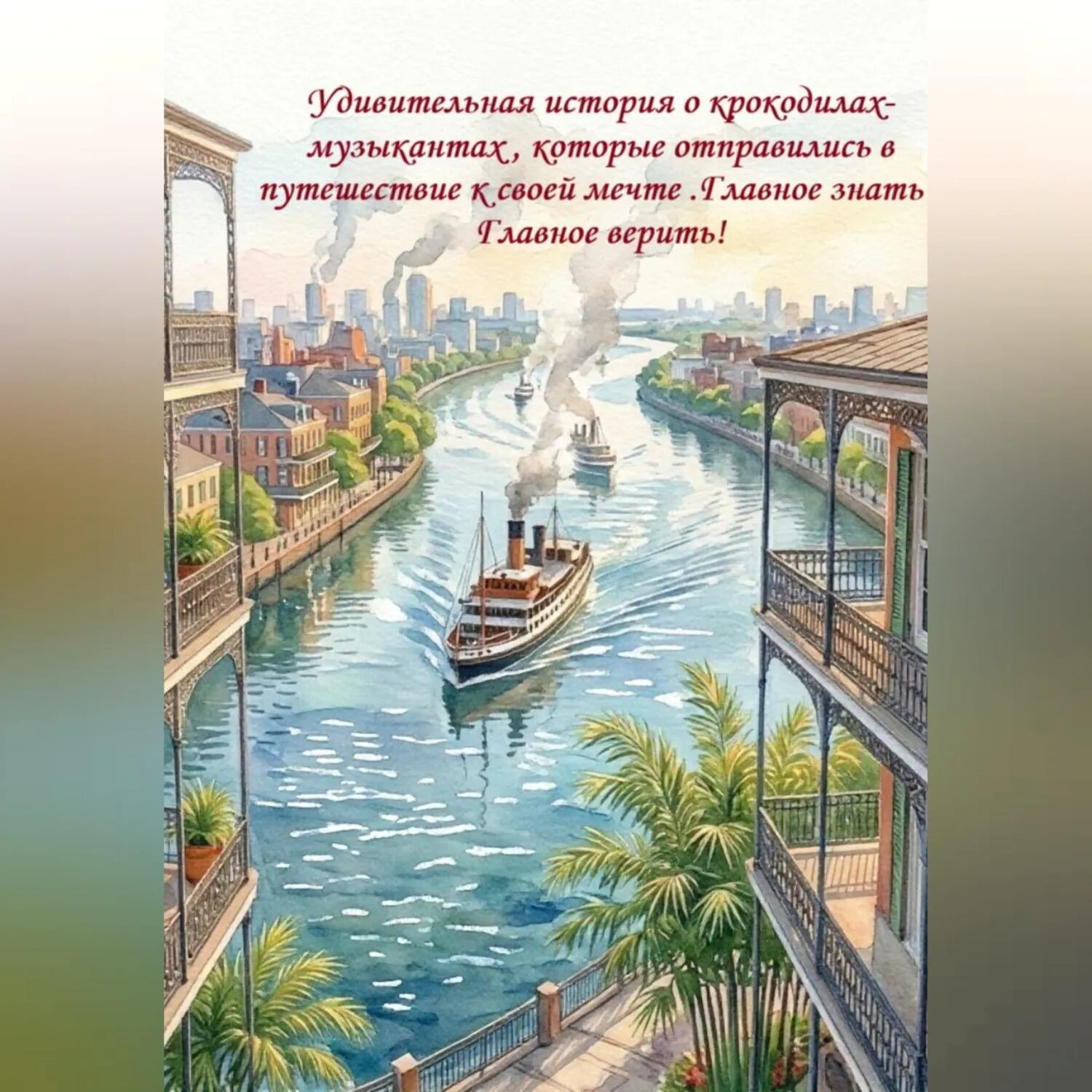 Удивительная история о крокодилах-музыкантах , которые отправились к своей мечте на плоту. Главное верить ! Главное знать ! [Аудиокнига]