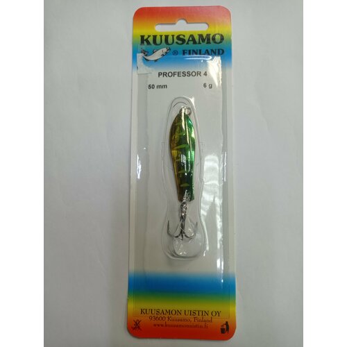 фото Блесна "kuusamo" для ловли форели, щуки и судака. -1шт. -цвет grfyeb-b