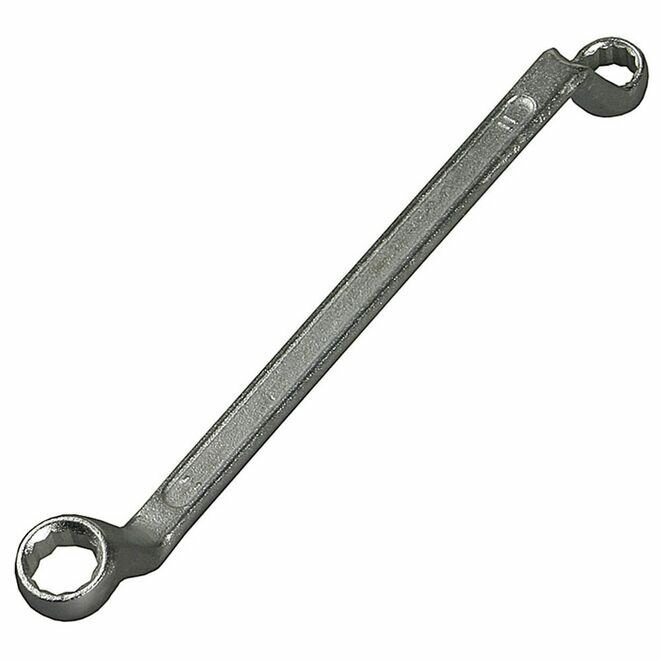 Ключ гаечный накидной STAYER 21 х 23 мм, изогнутый