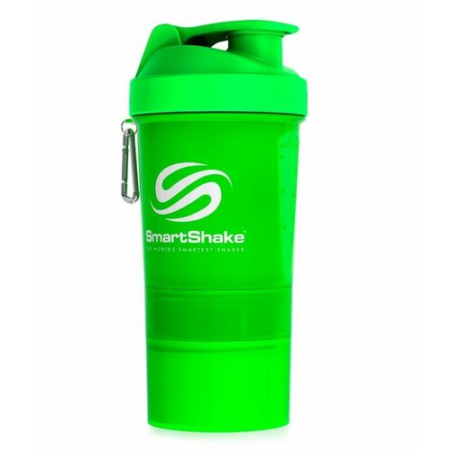 Зелёный SmartShake Шейкер Neon V2 600 мл (SmartShake)_