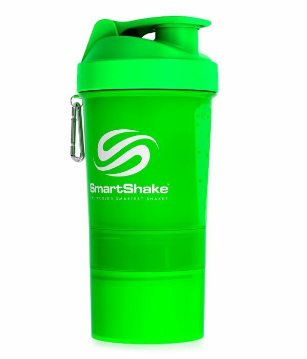 Зелёный SmartShake Шейкер Neon V2 600 мл (SmartShake)_